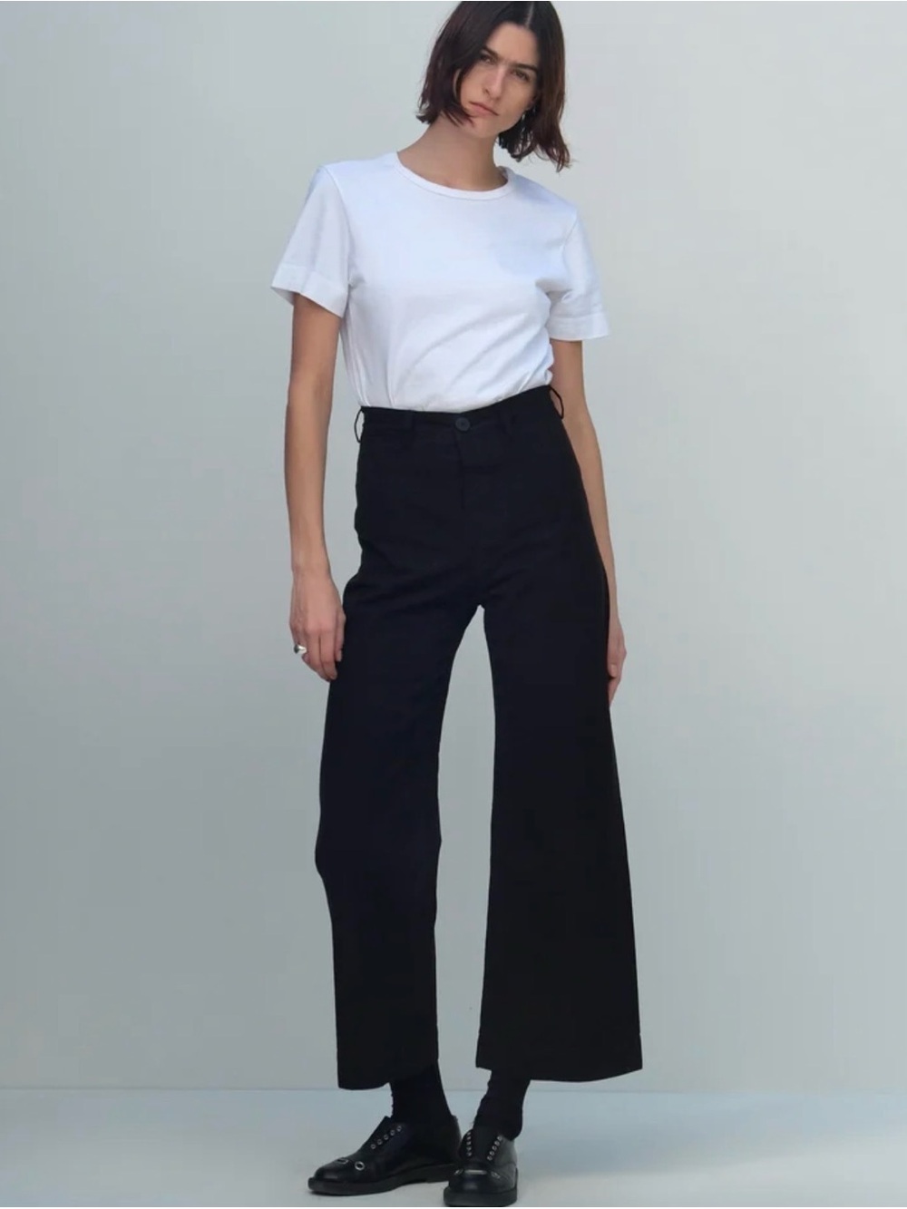 Jesse Kamm Sailor Pants in Black Canvas
